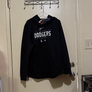 Majestic Black Dodgers Hoodie
